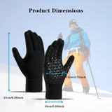 Winter Gloves for Men Women Upgraded Touchscreen Gloves Outdoor Cycling Sports Thermal Warm Knit Glove for Running Driving