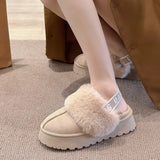 2024 New Winter Snow Boots for Women - Fur Lined with Thick Fleece and Warm Cotton